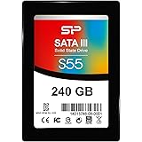 Silicon Power 240GB S55 2.5" SATA III 6 Gb/s TLC 7mm (0.28") Slim Internal Solid State Drive (SP240GBSS3S55S25AE)