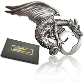 Dragon Bottle Opener Gothic Dragon Style Metal Beer Bartender Bottle Opener | Men Gift Bar Party Game,Halloween Party Accessories,Ancient Silver Corkscrews Bar Tools