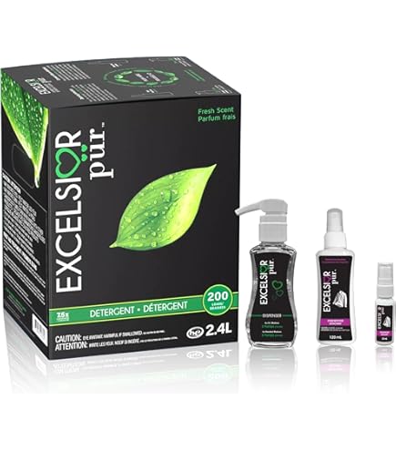 Amazon.com: Excelsior Pür HE Laundry Detergent Liquid 7.5x