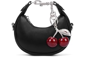 JQWSVE Small Top Handle Bags for Women Rhinestone Mini Purses Ladies Handbags Trendy Crescent Mini Crossbody Purse