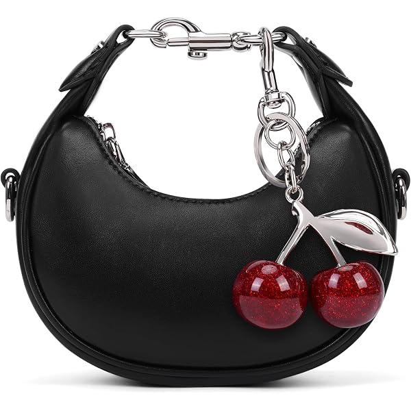 GETERUUV Bolso De Mano Color Burdeos Para Mujer, Pequeño De Charol Y2K, Bolso Cruzado De Hombro Con Corbatín, Bolso De Mano