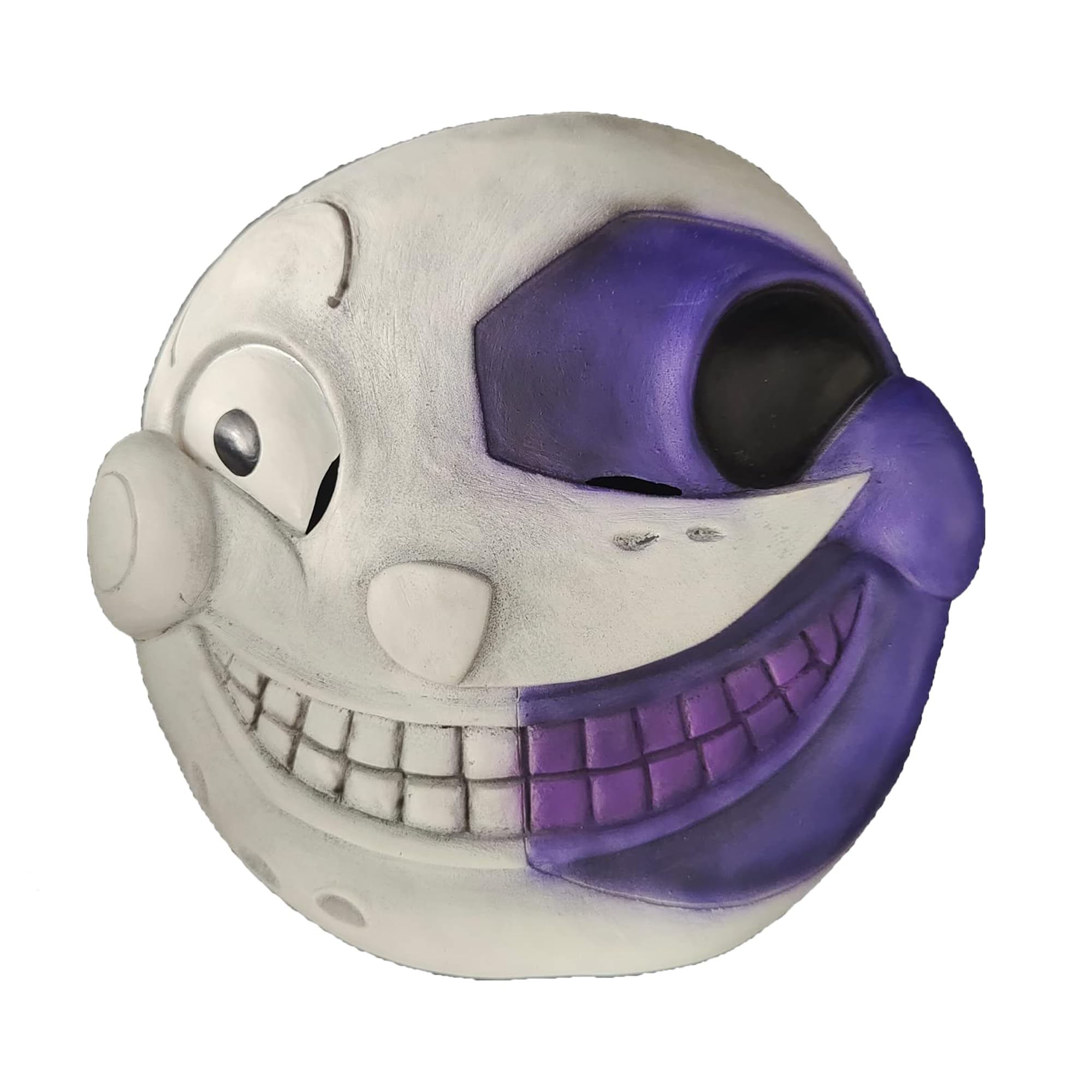 REVYV Security Breach Sundrop Moondrop Mask Moon and Sun Clown Cosplay Latex Mask Halloween Easter Party Costume Prop (Blue)