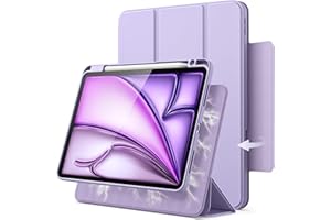 JETech Magnetic Detachable Case for iPad Air 11-Inch M4/M3/M2 (2026/2025/2024), iPad Air 5th/4th, Removable Rotating Cover, P