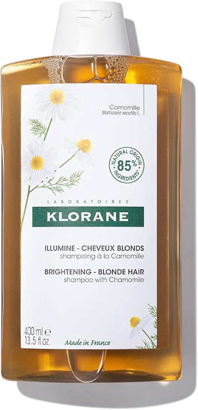 Klorane Chamomile Shampoo Cleanses & Brightens Blond/Light Hair 400ml