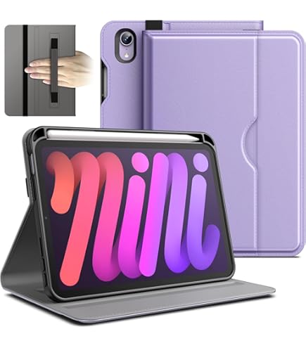 Apple Pencil Purple Ipad 8 Case With Pencil Holder IPad Mini Case