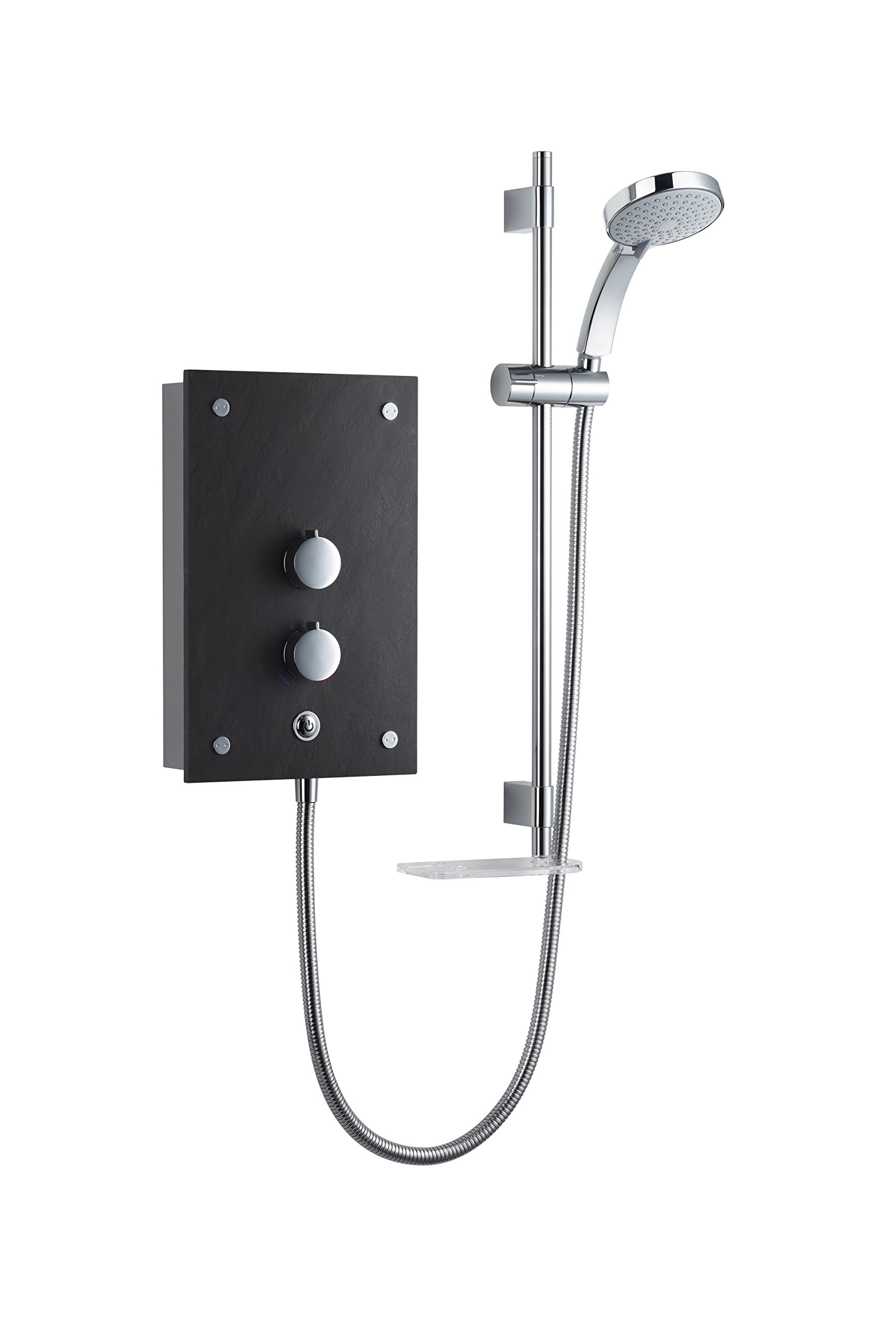 Mira Showers Galena Electric Shower 9.8 KW Electric Shower Slate 1.1634.117