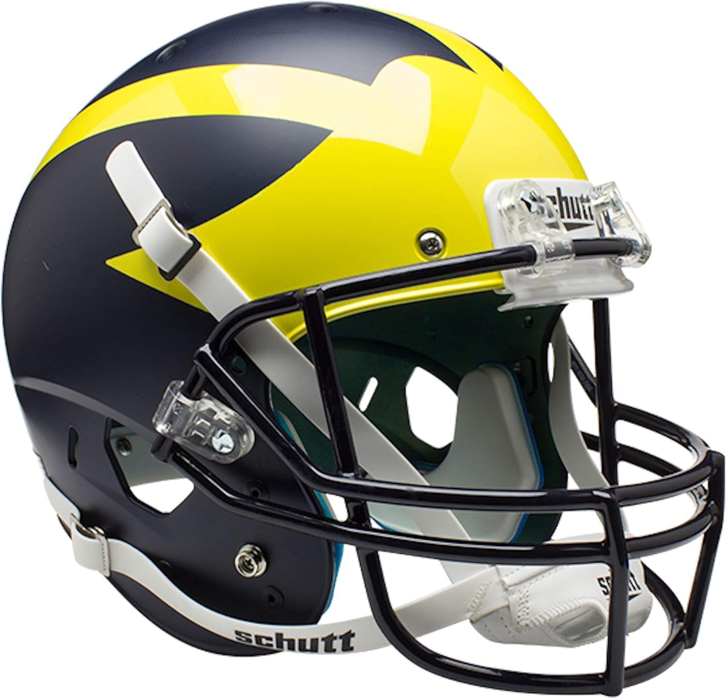 Schutt NCAA Michigan Wolverines Replica XP Football Helmet, Classic : Sports Related Collectible Full Sized Helmets : Sports & Outdoors