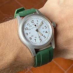 WOUKUP Silicone Watch Bands Quick Release Rubber