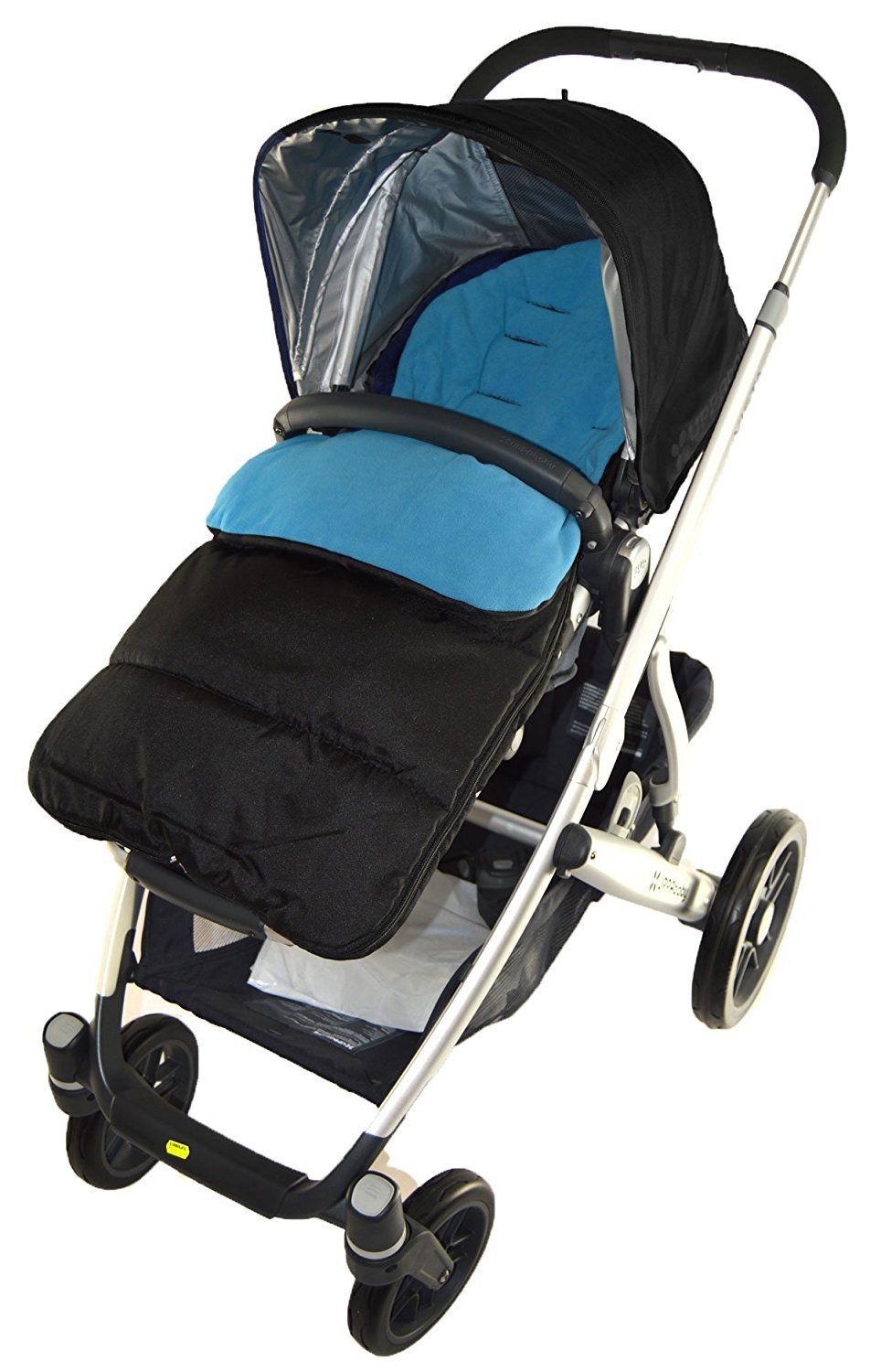 Footmuff/Cosy Toes Compatible with Mutsy Evo Pushchair Dolphin Grey