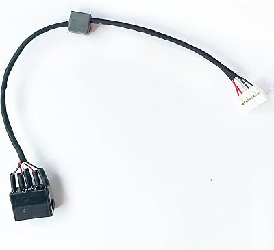 Fleshy Leaf DC Power Jack Harness Cable for Lenovo Ideapad 300 500 Series Laptop
