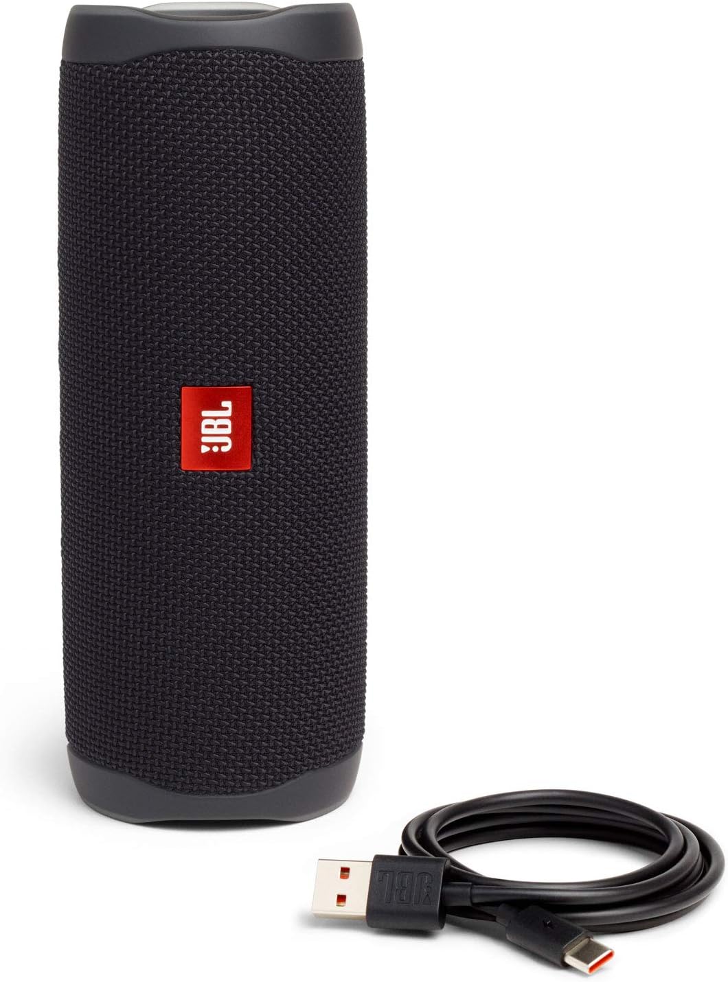 JBL Flip 5 Waterproof Portable Wireless Bluetooth Speaker Bundle with divvi! Protective Hardshell Case - Black: Home Audio & Theater