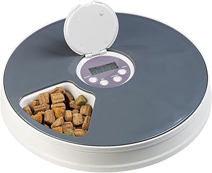 Distributeur Programmable De Nourriture Pour Chiens Et Chats Amazon Fr Animalerie