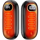 Hand Warmers - 6000-14000mAh Hand Warmers Rechargeable Up to 18Hrs Warmth, Electric Hand Warmers Reusable Heat Up to 131℉, Rechargeable Hand Warmers 2 Pack for Golf Raynauds Camping, Warm Gifts