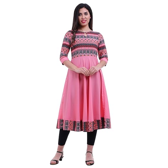 Women's Crepe Anarkali Kurta