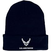 Rush Industries US Air Force Knit Cap United States Air Force Hats Men and Women Military Gifts, Blue,