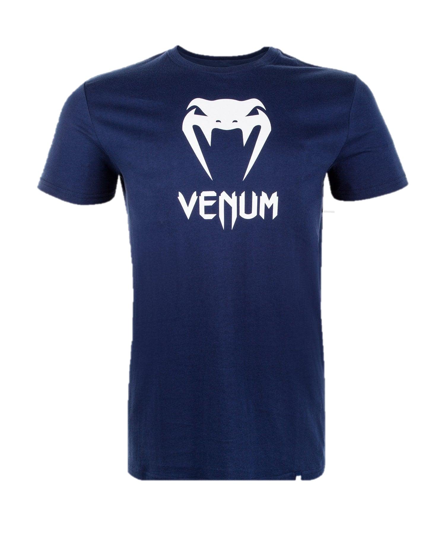Venum mens Classic T shirt, Navy Blue, Medium