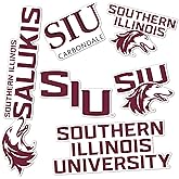 Desert Cactus Southern Illinois University Sticker SIU Salukisr Vinyl Decals Laptop Water Bottle Car Scrapbook Sheet T2 (Type 2-3)