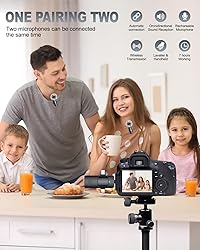 PQRQP 3 in 1 Professional Wireless Lavalier