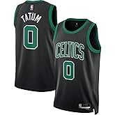 Outerstuff Jayson Tatum Boston Celtics NBA Kids Youth 8-20 Black Statement Edition Swingman Jersey