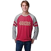 FOCO NFL Mens NFL Team Logo Raglan T-Shirt