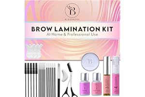 BLOOMORA Eyebrow Lamination Kit, At Home Eye Brow Lamination Kit - Instructions, Brow Lift for Beginner/Professional, Lasts 6-8 Weeks, 15 Applications, Safe & Effective