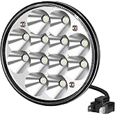 Ourbest H5001 Led Lights Par46 Light for Spotlight, 5.75" 5-3/4" Round Seachlight for Truck Offroad Led Work Lamp Replacement Sealed Beam 36W Chrome(1 Pcs)