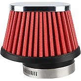 NIBBI Motorcycle Air Filter 55mm Air Filter | Universal Air Filters for Dirt Bike Pit Bike Mini Bike GY6 ATV