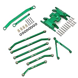 INJORA RC High Clearance Chassis Links, Skid Plate