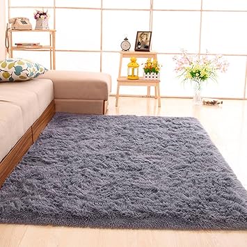 fluffy nursery rug