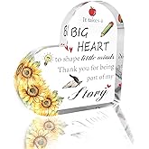 Teacher Gifts,Teacher Appreciation Gifts,Teacher Valentines Day Gifts,End Of Year Teacher Gifts,Acrylic Decor,Teacher Retirement Gifts for Women,Teacher Christmas Gifts