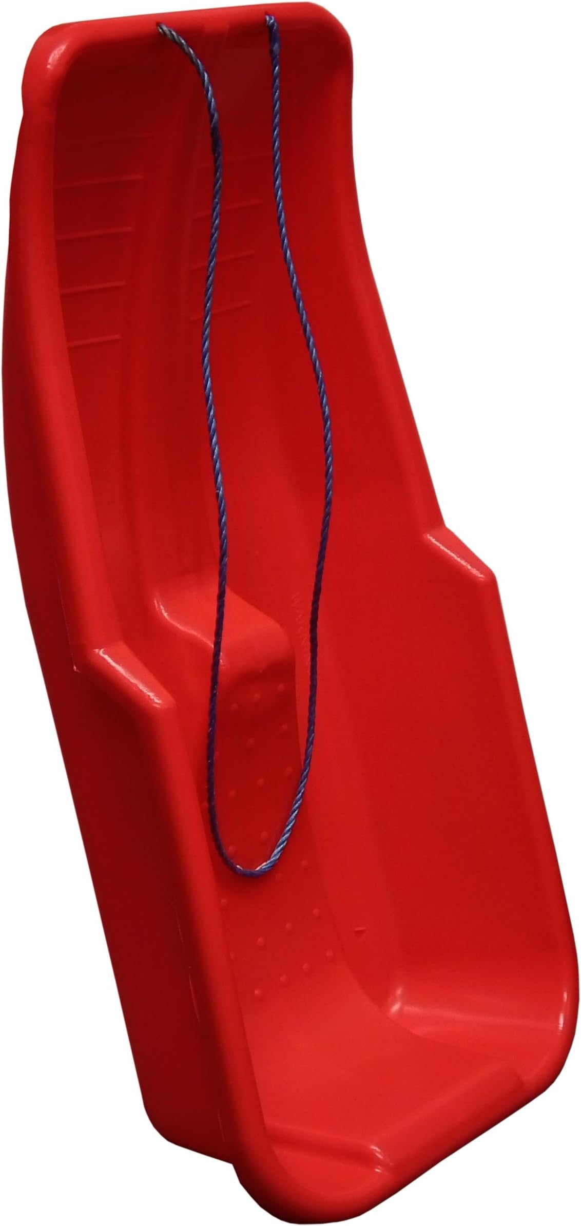 Red Plastic Snow Sled Sledge with Rope Handle | Toboggon