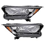 TRQ 2 Piece Headlight Assembly Set Driver