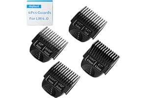 PERFITECH Guards Compatible with Manscaped The Lawn Mower 4.0 Replacement, 4pcs, Cutting Length from 1/8” to 1/2”