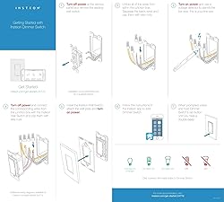 Insteon Smart Dimmer Wall Switch, 600 Watt, 2477D