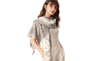 Yesangle 41" Large Square Scarf Hairscarf Fashion Scarves Hair Wrapping Scarfs Night Sleeping Headscarf for Women B06