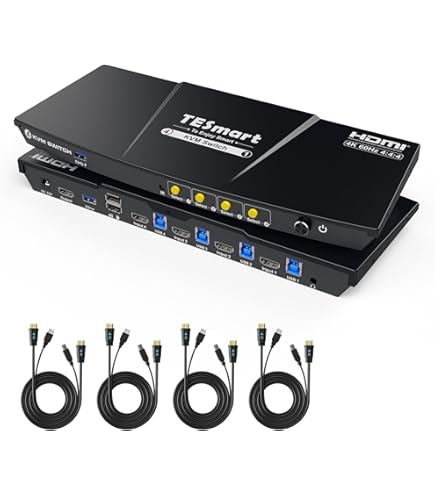 ATEN 3-Port USB-C DisplayPort Hybrid KVMP™ Switch