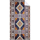 XSMEI Native American Southwestern Beach Towel Extra Large 36"x72", Aztec Geometric Microfiber Towels for Cruise Pool Travel Camping Picnic, Sand Free & Quick Dry, Thin & Lightweight