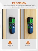 Mecurate 5-in-1 Stud Finder with LCD Display Wall Scanner view 3