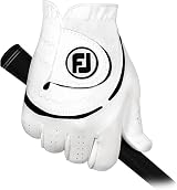 FootJoy WeatherSof Golf Glove White/Black Right Hand M-L EU view 3