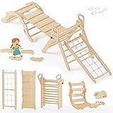 BlueWood 10-in-1 Pikler Triangle Set, Toddler