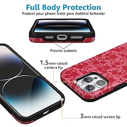 Casely iPhone 16 Pro Max Case | Rose Garden | Red