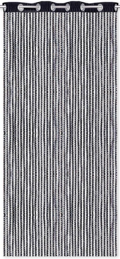 Arsvita Fadenvorhang Lurex-Optik Fadengardine Türvorhang mit Ösen, Trendige Dekoration in vielen verschiedenen Ausführungen e