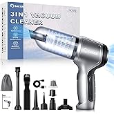 Saker Car Vacuum Portable Cordless Handheld Car Vacuum 15000PA High Power with Brushless Motor and Blower for Cars,Office,Home Cleaning HL107B