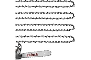 FIFCHALL 4 Pack 24 Inch Chainsaw Chain .050" Gauge, 3/8" Pitch, 84 Drive Links, 24 Inch Replacement Chains Fit for Husqvarna 460, 460 Rancher, Stihl MS 260, Echo, Poulan, Makita and More