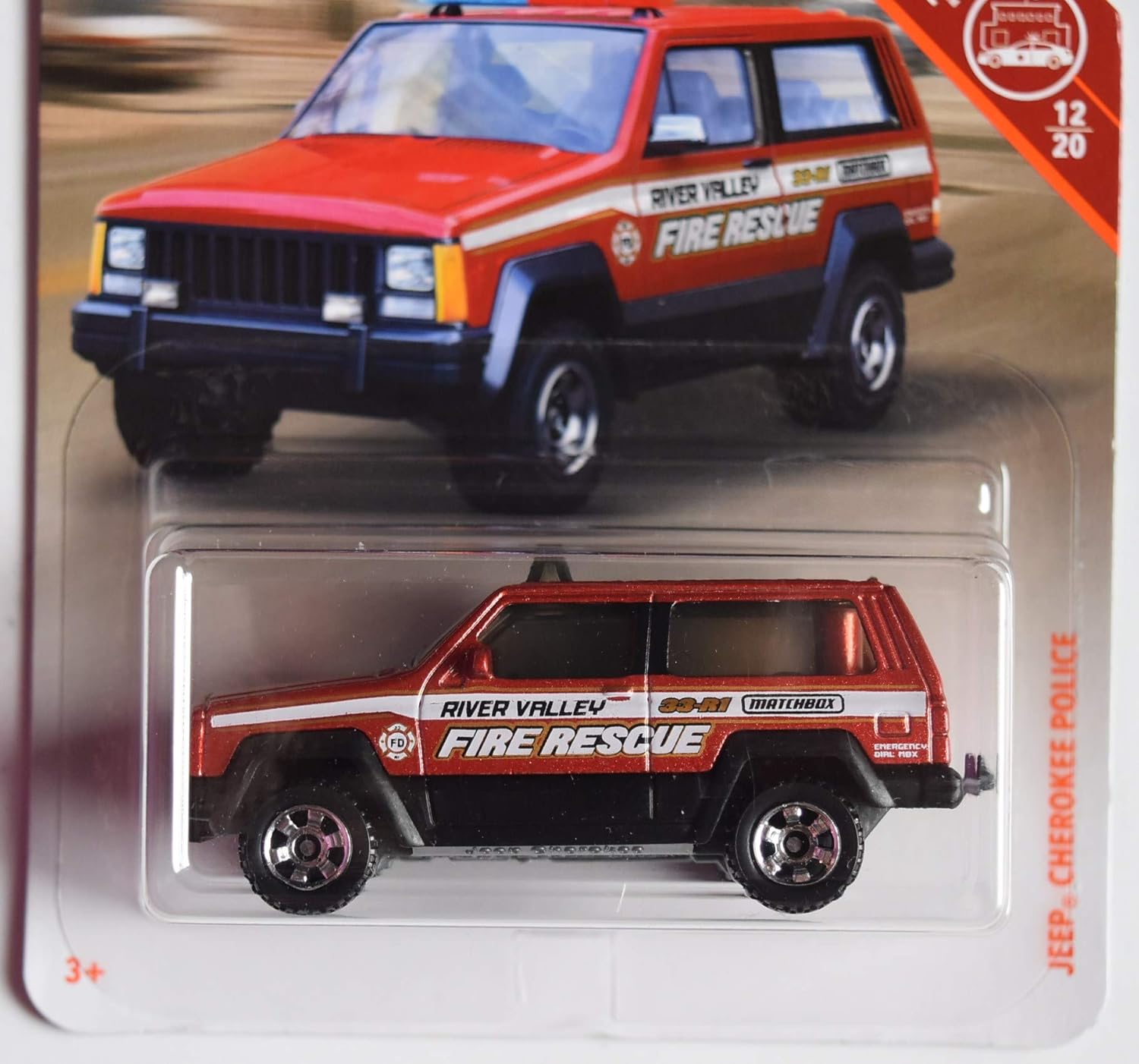 matchbox jeep cherokee police