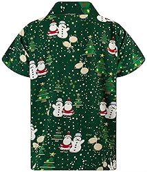 Funky Hawaiian Shirt, Shortsleeve, X-Mas, Christmas