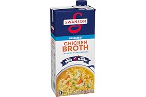 SWANSON S Unsalted Chicken Broth, 32 oz Carton