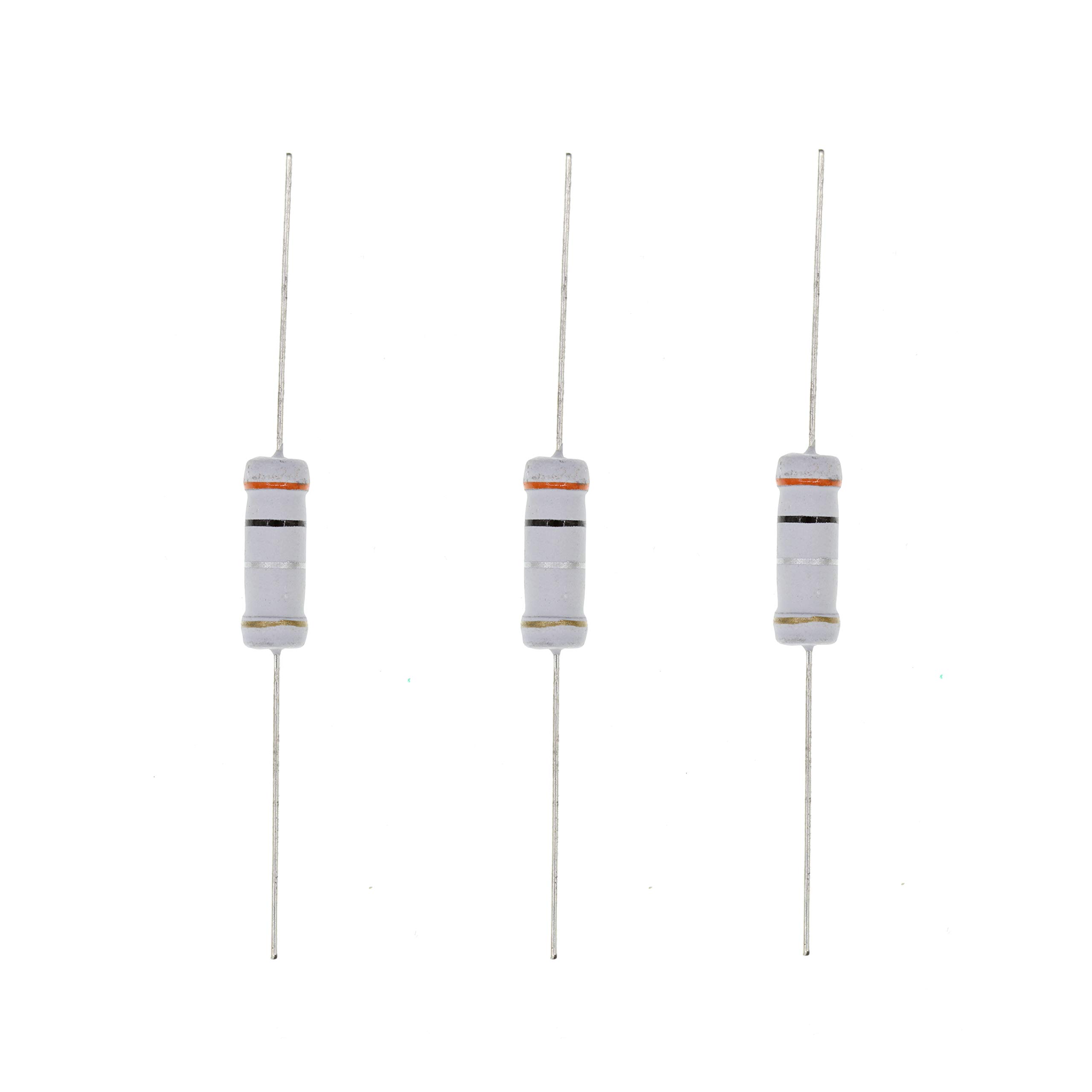 HUABAN 20PCS 3W 3 Watts 0R3 0.3 Ohm 5% Metal Oxide Film Resistor