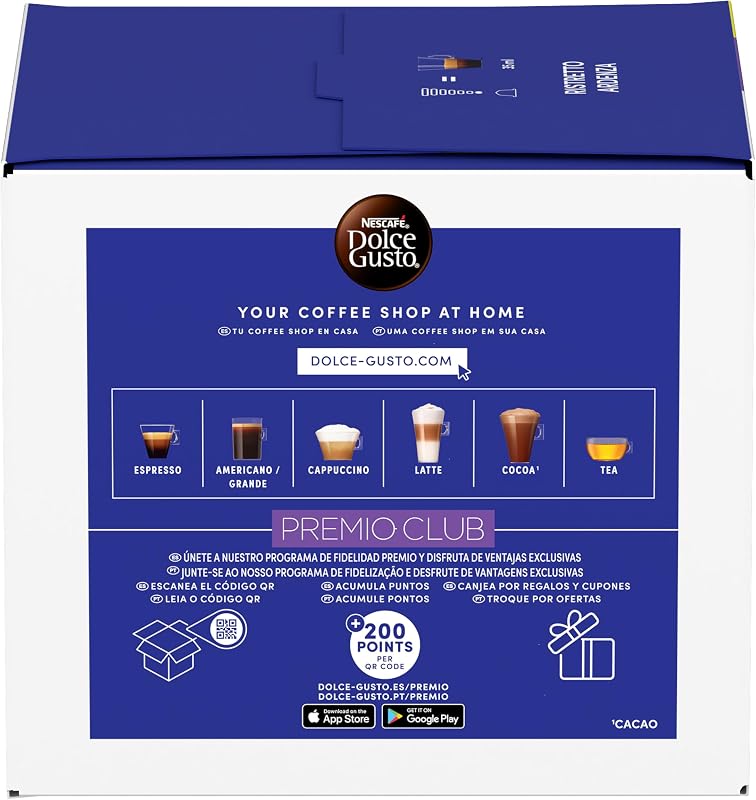 Dolce gusto nescafé ristretto ardenza - embalagem x3 de 30 cápsulas - total: 90 cápsulas