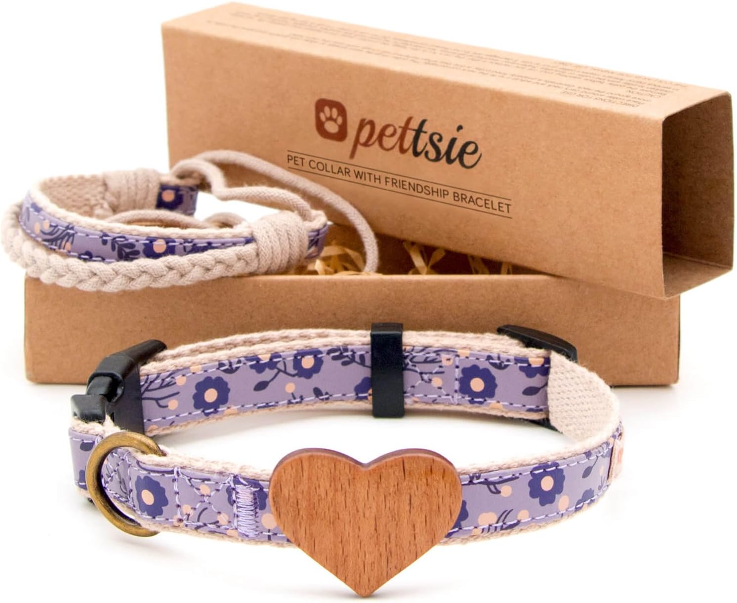 dog and owner matching collar and bracelet